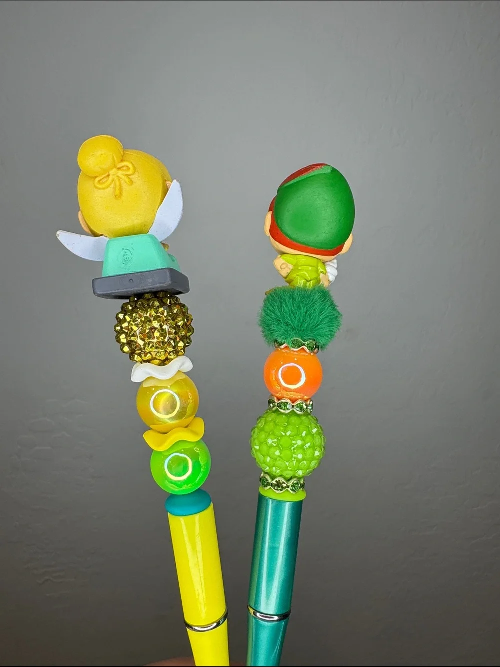 Doorables Custom Pens - Tinkerbell & Peter Pan